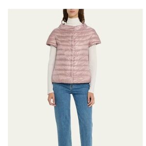 NEW Herno Emilia Lightweight Shortsleeved Jacket in Pink (Brand New with Tags)